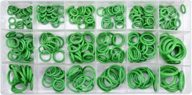 O-RINGE HNBR MIX IN SORTIMENT-BOX SET SATZ GRÜN 270-teilig YATO YT-06879