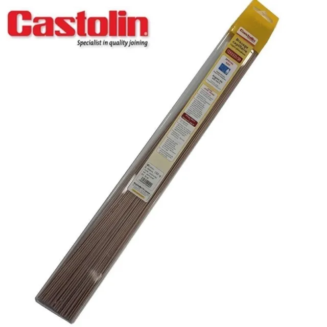 CASTOLIN 808 G 600g BAGUETTES Brasure gaz Argent 6%  GAZ - - CUIVRE - Ø 2 - 808G 2