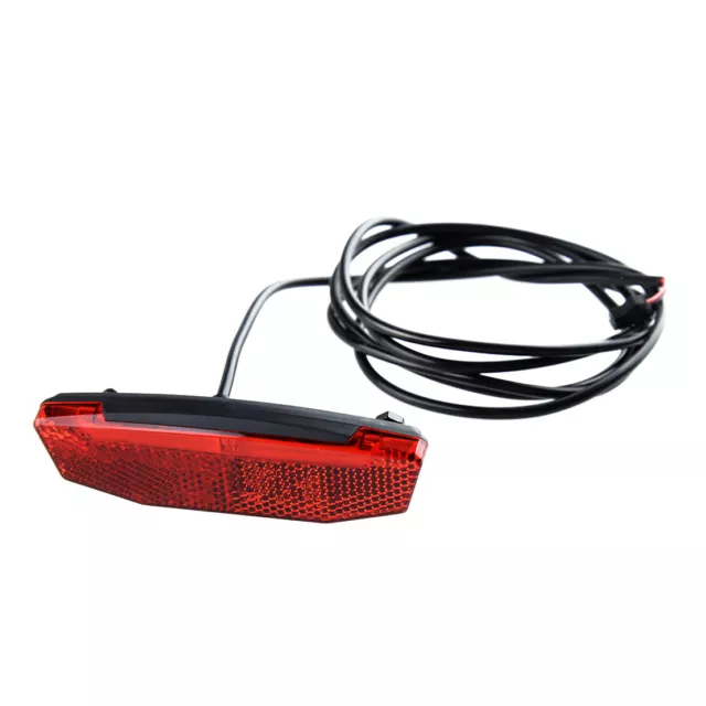 Rear Tail Light LED Safety Warning Lamp For 24V/36V/48V Electric Bike E-scooter