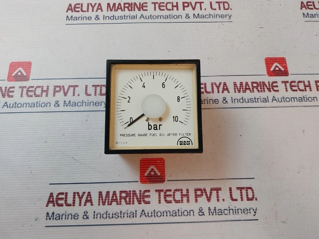 Man B&W 86003021 Pressure Gauge Fuel Oil After Filter 4-20mA 0-10Bar