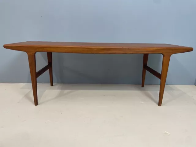 Vintage younger fonseca coffee table, teak table, mid century modern