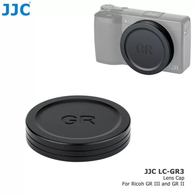 JJC Dustproof Metal Lens Cap Cover Protector for Ricoh GR3x GR IIIx III II GR3