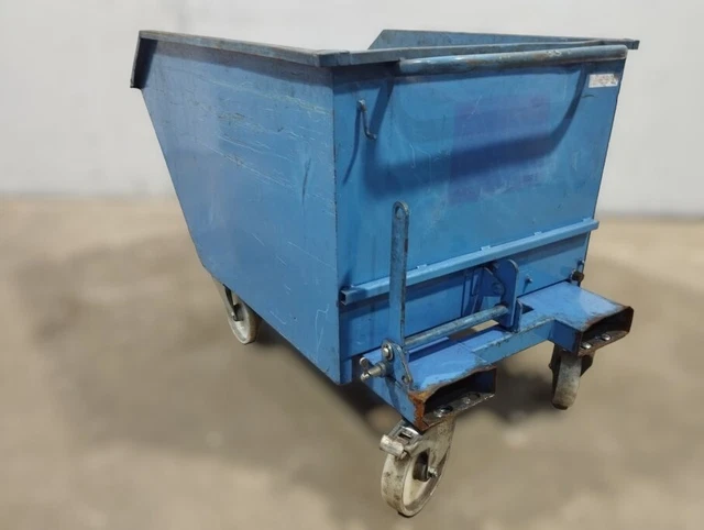 Fetra carrello elevatore carrello elevatore cassone ribaltabile contenitore ribaltabile trasloco 0,5 m3 44695