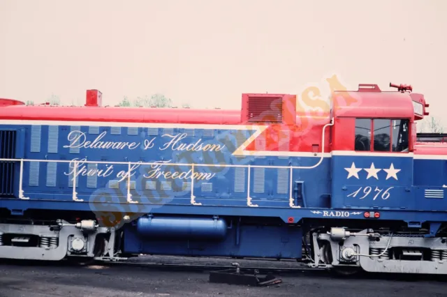 Vtg 1976 Train Slide D&H Delaware & Hudson Spirit of Freedom Engine X3L107