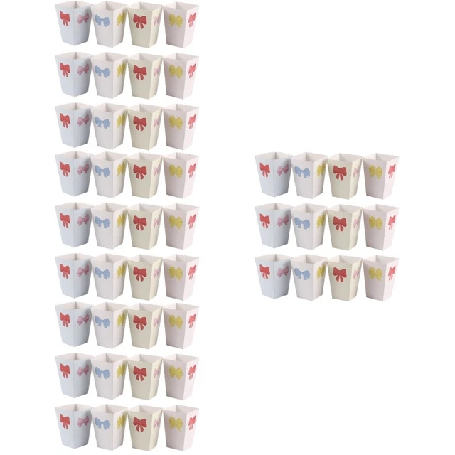 48 PCs Paper Popcorn Boxes Popcorn Snack Boxes Party Popcorn Boxes Paper