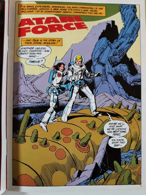 DC ATARI FORCE 5 Rare GALAXIAN Mini Comic Promotion Giveaway (1983) Hi-Grade! 3