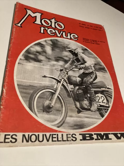 Magazine Moto revue N° 1944 1969 Laguépie Chamois 2770 nouvelles bMW etc ...