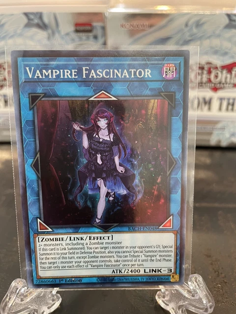VAMPIRE FASCINATOR - BACH-EN048 - SUPER RARE - 1ST EDITION  + 10 Non Holos