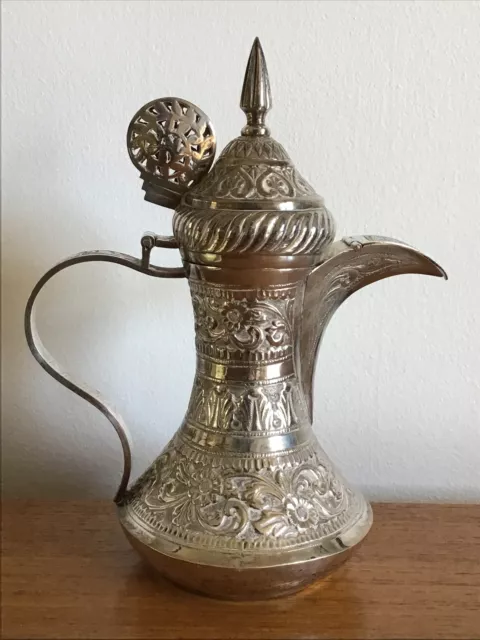 Antique/ Vintage Silver Dallah Coffee Pot Islamic Oman Dubai Qatar Saudi