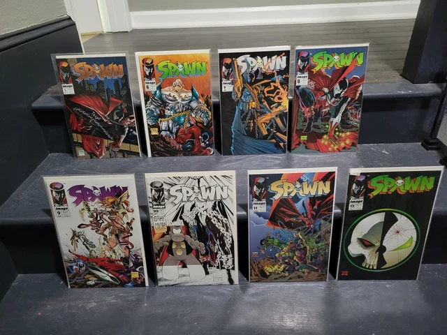 Spawn 8 comic book lot 5,6,7,8,9,10,11,12 Angela Overtkill McFarlane VF/NM