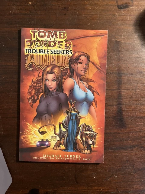 Top Cow Comics Tomb Raider - Witchblade Trouble Seekers Vol 1 TPB