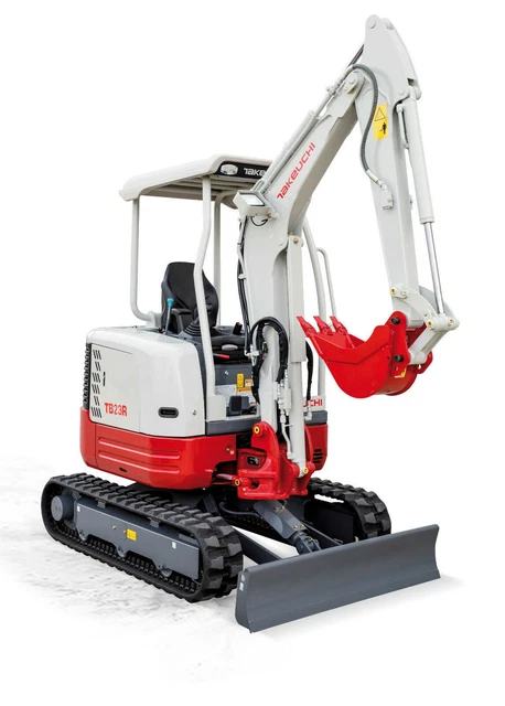 TAKEUCHI TB20R - TB23R Compact Excavator Operator's & Parts Manual CD