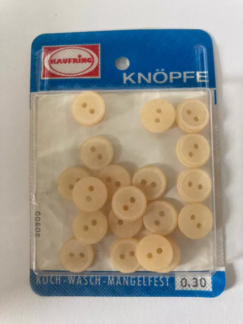 Antique Buttons 20 Piece Original Ungeöffnt Box D =11 CM Koch-Wach-Mangelfest
