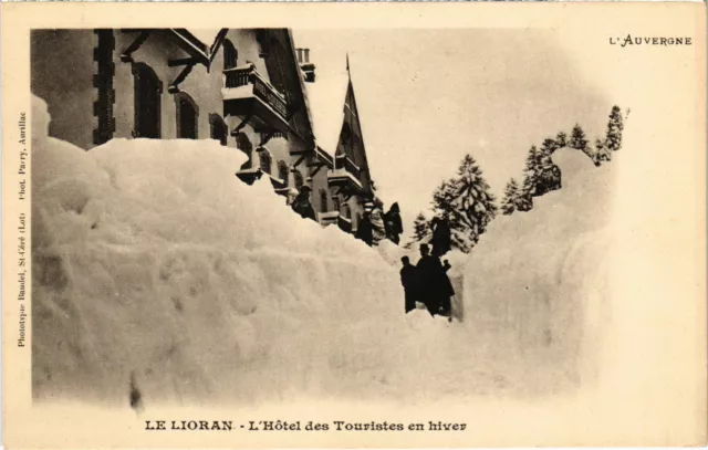 CPA Le Lioran L'Hotel des Touristes in winter Cantal (101271)