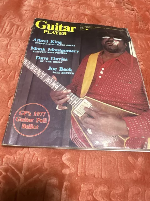 Guitar Player Magazine  September 1977 - Albert King , Joe Beck