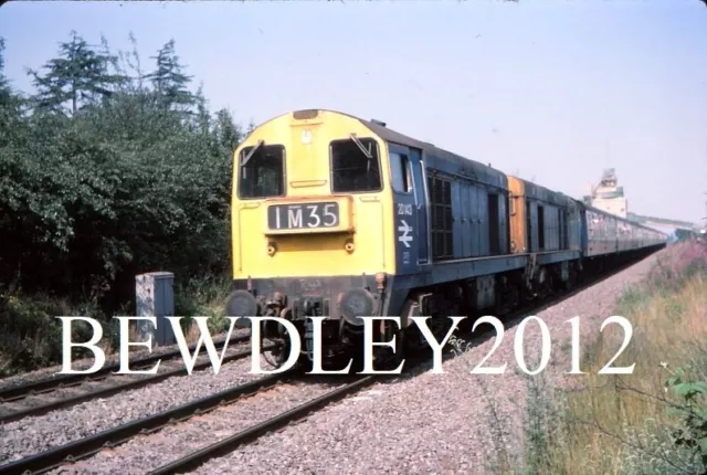 *ORIGINAL 35mm KODACHROME SLIDE*20143 + 20176 @ ATTENBOROUGH STN '75 + COPYRIGHT