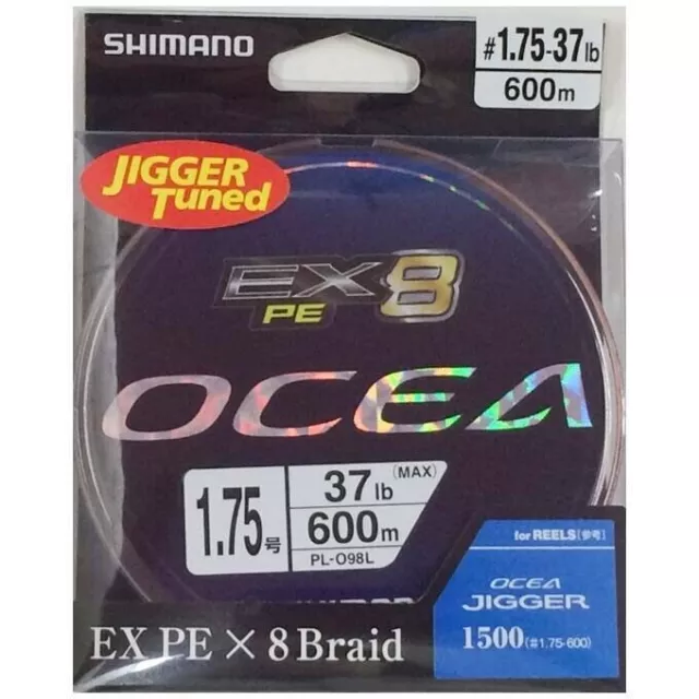 Shimano OCEA EX8 PE Concept model Braid #1.7537lb 600m PL-O98L Multicolor