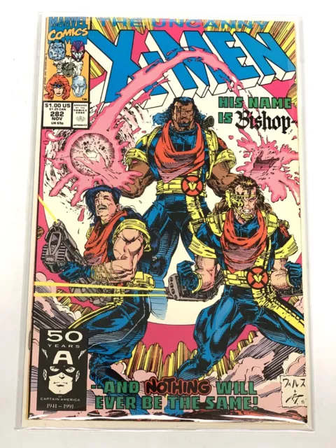 Uncanny X-Men (vol.1) #282 Copper Age 1991! 2nd Print 1st Bishop MCU 🔑 NM/NM+