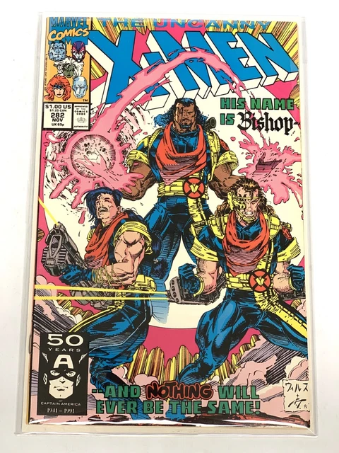 Uncanny X-Men (vol.1) #282 Copper Age 1991! 2nd Print 1st Bishop MCU 🔑 NM/NM+