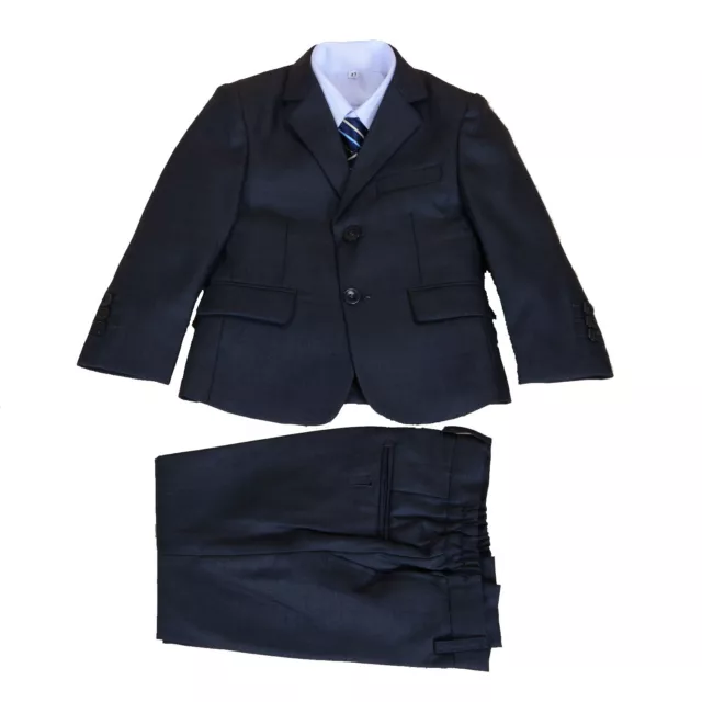 Boy Suits Grey 5 Piece Boys Wedding Suit Page Boy Party Prom 2-13 Years