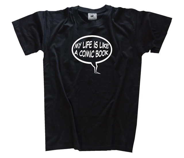 Mio Life Is Like A Comic Libro - Manga Comicheft Grafica Design T-Shirt S - 3XL