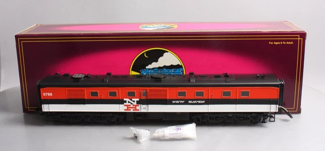 MTH 20-2671-3 O Gauge New Haven DL-110 Powered B Unit Diesel Engine #0788 LN/Box