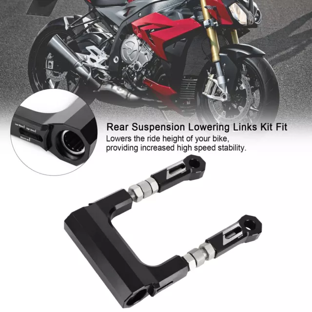 Rear Suspension Lowering Links Kit Fit BMW S1000R 2014-2016 S1000RR 2010-2013 H7