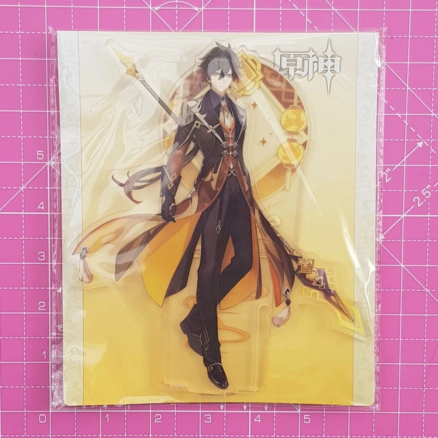 NEW OFFICIAL GENSHIN Impact Acrylic Stand Zhongli Geo Archon Ita Cute