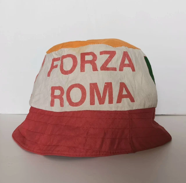 ROMA VINTAGE ultras anni '80 cappello pescatore bucket hat