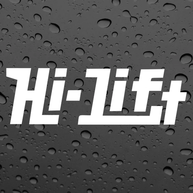 HI-LIFT X2 PAIR Stickers White Graphics Decal Sticker Offroad 4X4 £3.99 ...