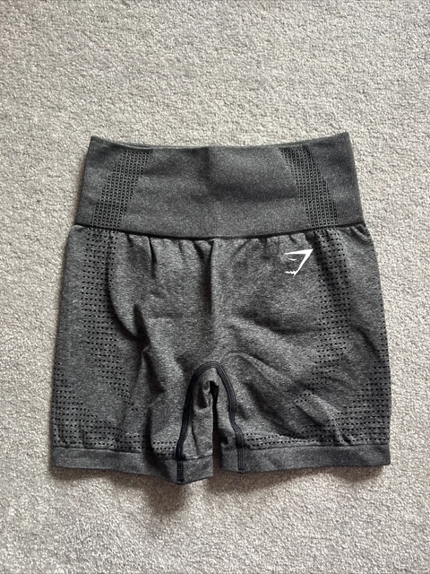 Pantaloncini Gymshark Vital senza cuciture 2.0 antracite marle taglia XS
