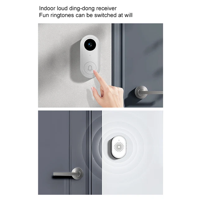 SMART VIDEO DOORBELL Camera with Instant Alerts and Two Way
