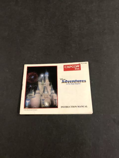 Manual de Disney Adventures in the Magic Kingdom Nes
