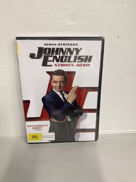 Johnny English Strikes Again (DVD, 2018) Region 2 & 4 A21 New Sealed