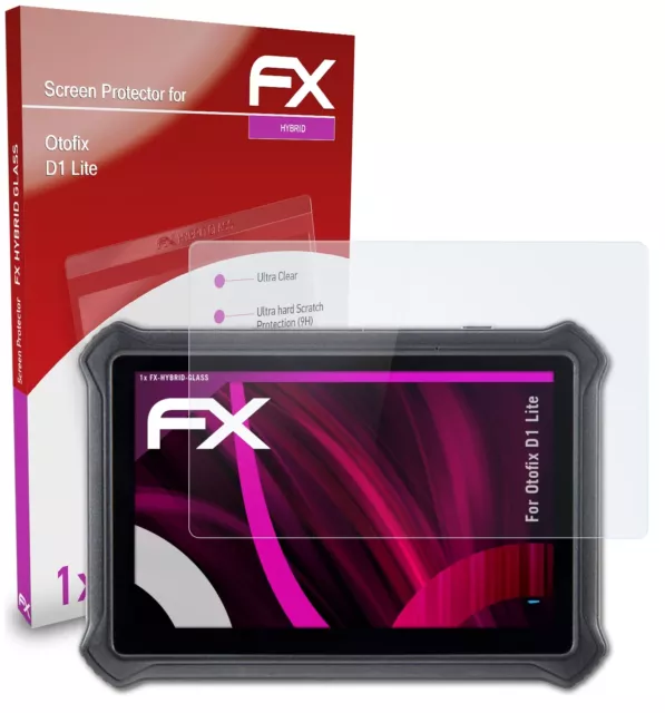 atFoliX Protection Écran Film de verre en plastique compatible avec VTech  Storio MAX XL 2.0 Verre film protecteur, 9H Hybrid-Glass FX Protection  Écran