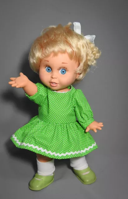 Galoob Baby Face Doll So Innocent Synthia #7 Blonde Hair Blue Eyes 1990 - 1991