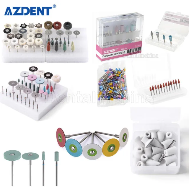 Dental Burs Cups Composite Polishing Diamond System Kit for Low Speed Handpiece