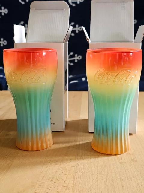 MC DONALDS REGENBOGENGLAS 2023 MC Donalds Coca Cola Glas Regenbogen Neu