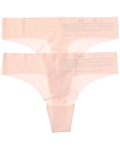 DKNY 2PK LITEWEAR Cut Anywhere Thong Women's £14.86 PicClick UK