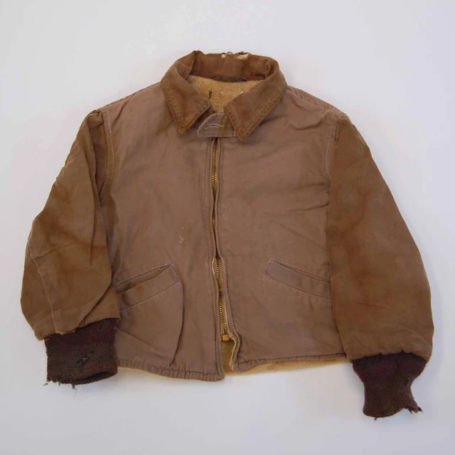 Vintage 1940’s Two Tone Whipcord Jacket Talon Zip Size 4T