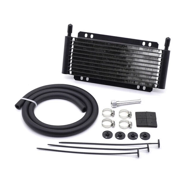 US Automotive Car Radiator Aluminum Transmission Oil Cooler 11 Row Rapid Cool ×1