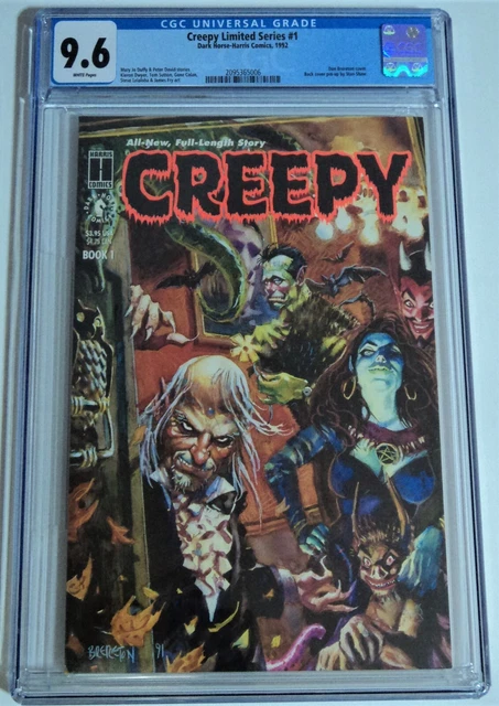 Creepy Limited Series 1 Cgc 9.6 White Pages Dark Horse Brereton ** High Grade **