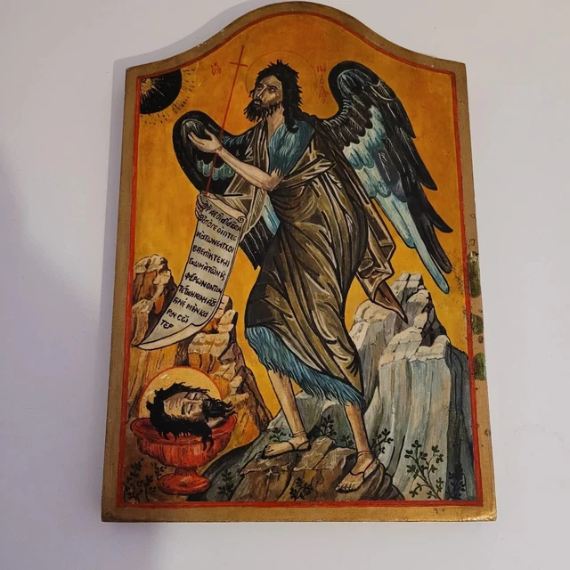 Unique Antique Handpainted Icon
