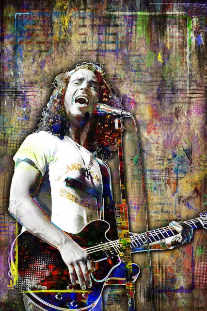 CHRIS CORNELL SOUNDGARDEN Poster Print Chris Cornell Pop Art Free Shipping US