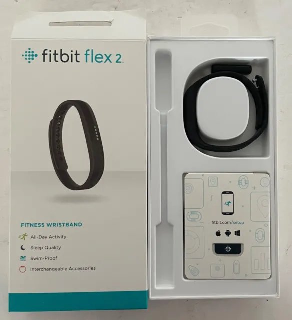 Fitbit Flex 2 Health Activity Sleep Tracker Sports Bluetooth Black No Charger