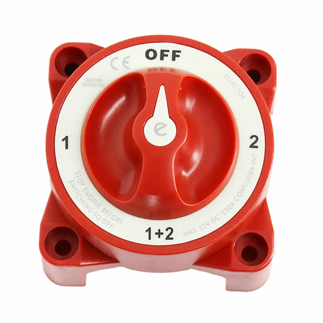 DUAL BATTERY ISOLATOR Switch Safety Disconnect Selector for Boat Truck