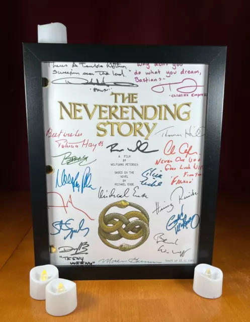 The Neverending Story Script Signed- Autograph Reprints- 120 Pages- Atreyu 2