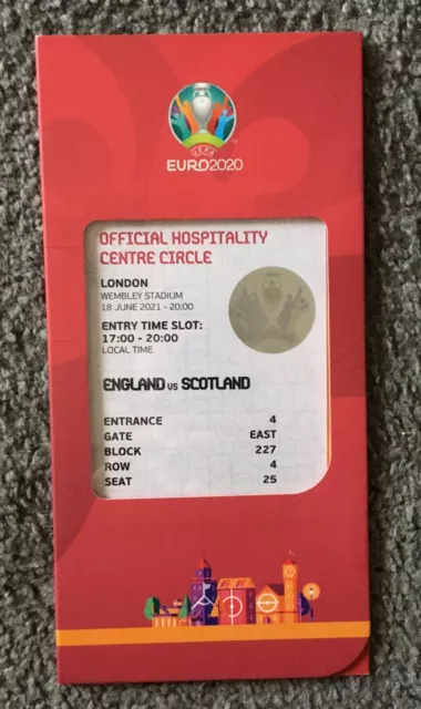 Euro 2020 England v Scotland VIP Hospitality Ticket