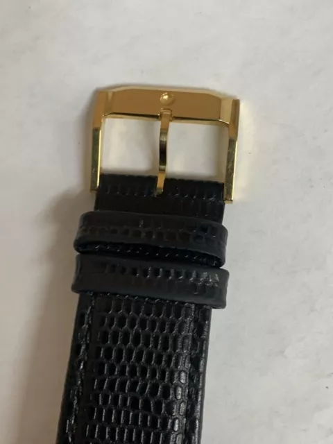 MOVADO Museum Classic Men's 40mm Quartz Watch Gold Black Dial Sapphire Crystal 7
