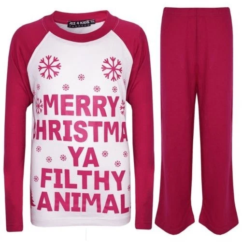Bambine Pigiama di Design Ya Filthy Animale Rosa Natale Pigiama Età 2-13 Anni